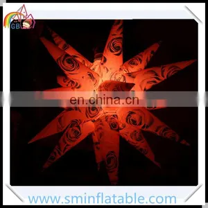 Colorful Inflatable Led Star, Lighting Star , Ceiling Light Decoration for Party , Stage,event thumbnail-2