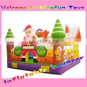 Santa Claus Inflatable Bouncer for Festival thumbnail-1