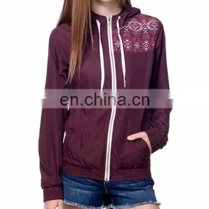 High Quality Camo Jackets Sublimation Wholesale Windbreaker Jackets With Hood thumbnail-2