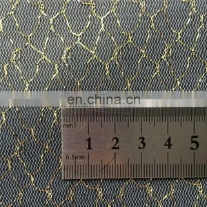 2015 Newly Gold Line Nylon Metallic Mesh Fabric thumbnail-2