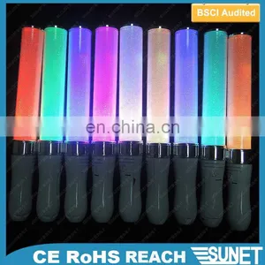 2017 SUNJET Party Supply Luminous Light up Pom Poms Cheering Led Stick thumbnail-3