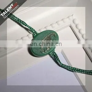 Custom Private Brand Name Hang Tag String Lock Pendant for Clothing thumbnail-1