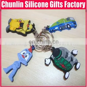 3d Silicone Cute Rubber Keychains thumbnail-1