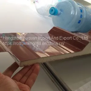 18mm 1010 Width Special PU Sandwich Sheets Polyurethane Sandwich Panel thumbnail-3