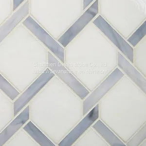 New Style Mosaic Floor Medallion Waterjet Mosaic thumbnail-2
