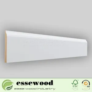 Decorative Interior White Gesso Coated MDF Moulding thumbnail-4