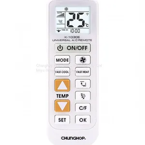 K-1030E Portable LED Backlit Universal Air Conditioner With Big Buttons thumbnail-1