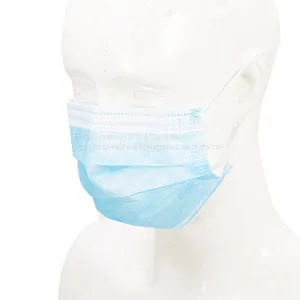 Fabric Non Woven Reusable Face Washable 3 Ply Face Mask Cover 2 Ply Paper Cheap Disposable Masks thumbnail-1