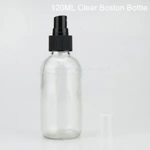 15ml 30ml 60ml 120ml Boston Round Boston Clear&Frosted Glass Bottle thumbnail-5