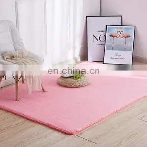 Rabbit Fur Floor Shaggy Rug Carpet For Home thumbnail-5
