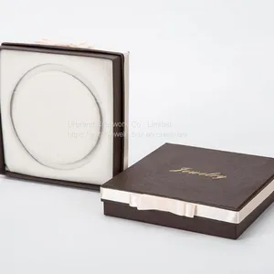 Custom Luxury Printed Cardboard Paper Packaging Necklace Jewellery Gift Box Custom Logo thumbnail-1