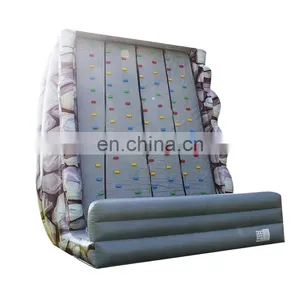 Inflatable Wall Climbing Wipeout Game Fun Rock Climb Tower Carnival Games For Sale thumbnail-1