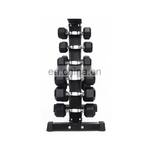 2021 Vivanstar ST1822 Hex Dumbbell Set With Rack Household Fitness Equipment Adjustable Dumbbell Rack thumbnail-2