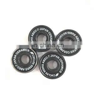 Full Ceramic Bearing 608 Skateboard Deep Groove Ball Bearing 608 608s 608zz thumbnail-5
