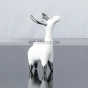 Creative Cute Ceramic Fawn Decoration Children's Desk Decoration Ornaments thumbnail-3