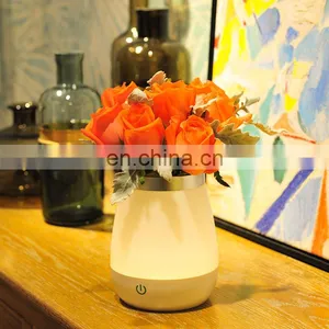 Creative Table Lamp LED Energy-saving Touch Switch Flower Pot Lamp thumbnail-5