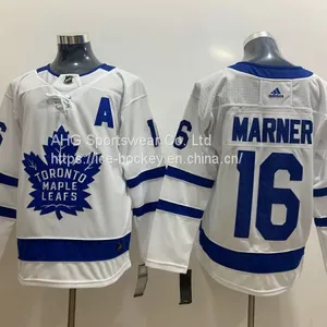 Toronto Maple Leafs #16 Marner White Jersey thumbnail-1