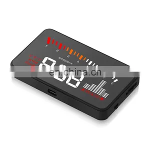 X5 3.5 Inch Car HUD OBD2 Head Up Display Overspeed Warning System Windshield Auto Electronic Alarm Projector thumbnail-5