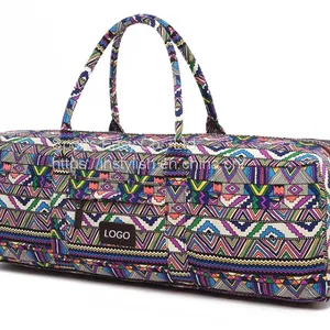 Fashionable Printing Large Multifunctional Sports Gym Bag for Fitness Girl thumbnail-1
