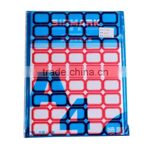 SINMARK 29.7cm*21.0 cm A4 Red Grid Removable Sticker Paper thumbnail-1