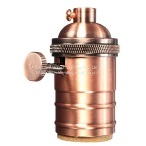 E26/E27 Light Socket Bulb Holder Antique Retro Lamp Light Brass Pendant Fittings Lampholders Fixture Vintage Lamp Socket thumbnail-5