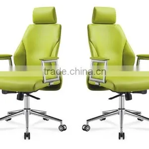 Oupusen 2016 PU Office Green Executive Chair thumbnail-4