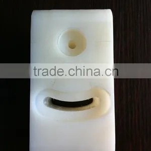 Precision Plastic Parts, Cnc Maching Precision Clear Plastic Support Block thumbnail-1