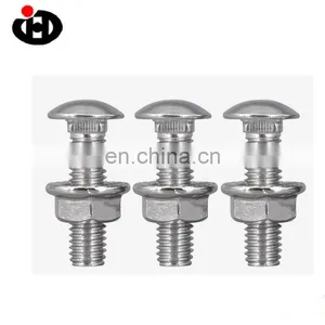 Hot Sale JINGHONG Square Hole Carriage Bolt With Nut Washer thumbnail-5