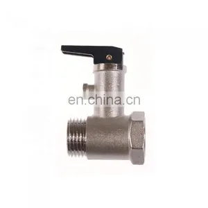 Electric and Solar Water Heater Brass Safety Valve 1/2