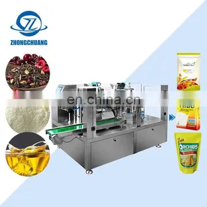 Price Food Tea Pouch Automatic Spices Pouch Packing Powder Coffee Milk Sugar Water Bag Packaging Machine thumbnail-1