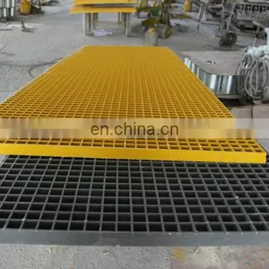 Dark Gray Frp Fiberglass Plate Grating Anti Slip Composite Plate GRP Type Grid Floor thumbnail-5