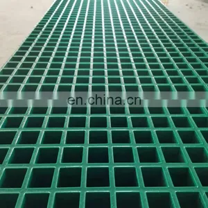 Plastic Mesh Floor Hard Plastic Grating For Staircase FRP Fiberglass Grating thumbnail-2