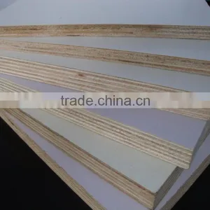 Warm White Melamine Plywood Factory thumbnail-3