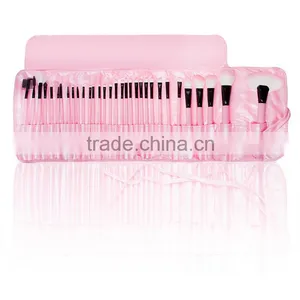 32pcs Professional Cosmetic Makeup Brush Kit With PU Bag thumbnail-4