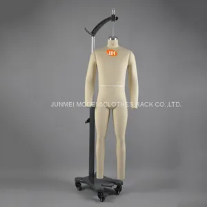 Professional Male Mannequin Full Body Dress Form w/ Collapsible Shoulders and Removable Arms thumbnail-1