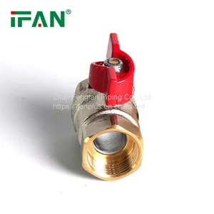 IFAN Customized 2pc Manual Ball Valve PN25 Brass Ball Valve For Water Use thumbnail-5