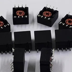 Inductor Housing, 8PIN Common Mode Inductor Housing, Integrated Electrical SMD Housing, Plastic Packaging Housing. WH-9100 Material+C5191 Copper Terminal. Good High Temperature Resistance and Easy Welding. thumbnail-4