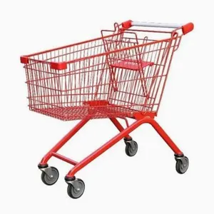 Large Capacity New Style Supermarket Shopping Push Cart Trolley thumbnail-4