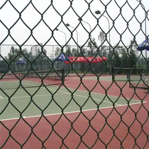Customized Direct Factory Galvanized PVC Coated Chain Link Fence thumbnail-1