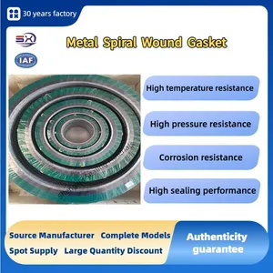 High-Pressure Flange Pipe Joint Sealing Gasket With Inner and Outer Positioning Rings, Metal Graphite Spiral Wound Gasket thumbnail-2