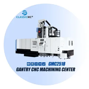 Heavy Duty GMC2518 High-Accuracy CE Certified CNC Gantry Milling Machine Fanuc/GSK Control Price thumbnail-1