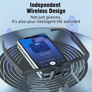 Smart-adjustable Sunglasses for Men With Foldable Design Sun Protection Waterproof Touch Control Music & Calls thumbnail-3