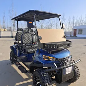 Newly Designed Four - Seat Electric Golf Carts and Scenic Area Sightseeing Vehicles, Customizable. Manufacturer for Export Trade. thumbnail-5