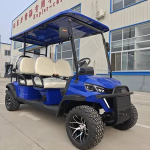 New Electric Four-wheel Golf Cart, 4+2 Six-seater, Customizable at Will, Exporting Factory at the Source thumbnail-5