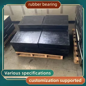 Professional Bridge Fixed Sliding Bearing High Precision Seismic Resistant Basin Type Bridge Bearing OEM Available thumbnail-2