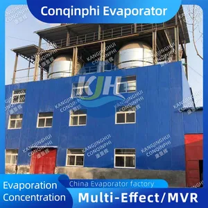 Cross Flow MVR Evaporator 316L SS Semi-Auto 220V 3Phase 1500L/h CIP Design thumbnail-4