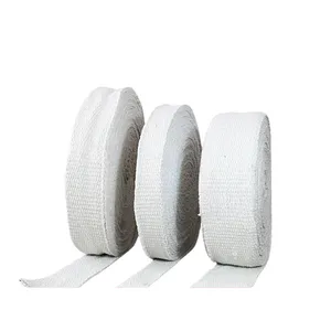 Aluminum Silicate Fiber Belt Boiler Door Insulation Binding Tape High Temperature Resistant Woven Tape thumbnail-5