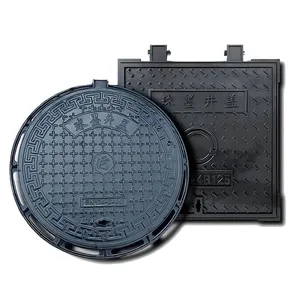 Manhole Safety Grating Manhole Cover Lockable Telecom Manhole En124 40 Ton Sewer Covers thumbnail-2