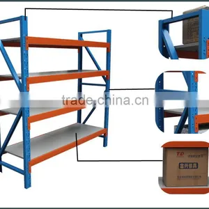 Practical Shelf 4 Tier Metal Storage Rack For Warehouse thumbnail-4