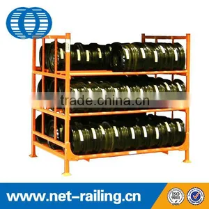 Movable Metal Stacking Tire Rack thumbnail-1